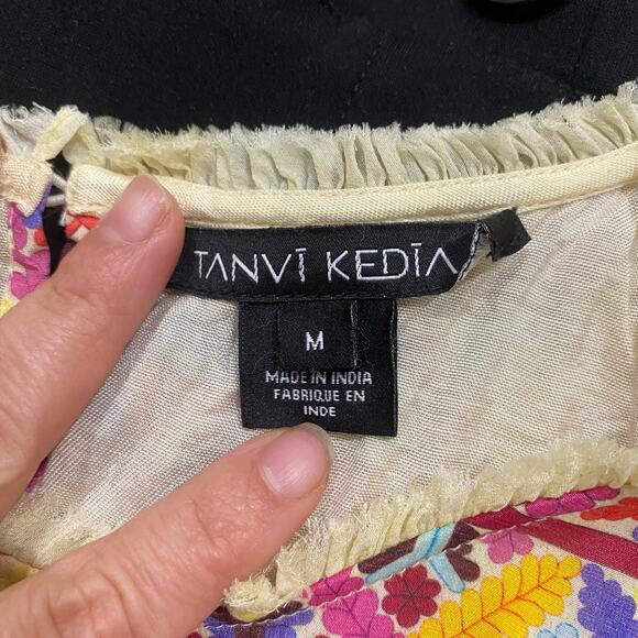 Anthropologie Tanvi Kedia Caltha Swing Dress Size M - Picture 5 of 16